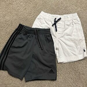 Polo Ralph Lauren and Adidas Boys shorts size 8